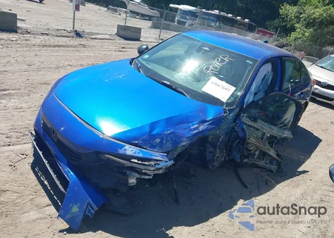 2022 Honda Civic Sport из США, поврежденный, VIN 2HGFE2F51NH560575